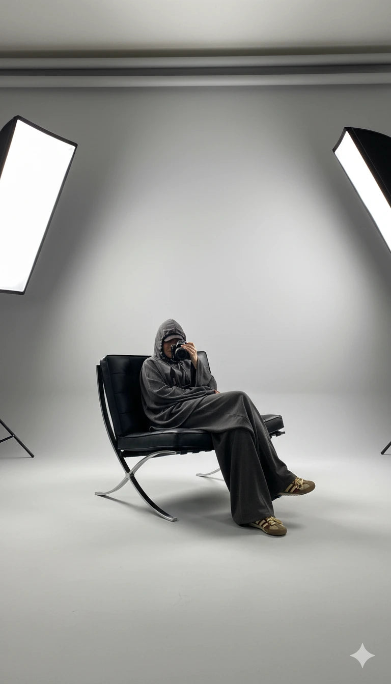 Ensemble Gris Essence  La douceur en mouvement