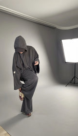 Ensemble Gris Essence  La douceur en mouvement