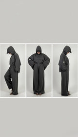 Ensemble Gris Essence  La douceur en mouvement